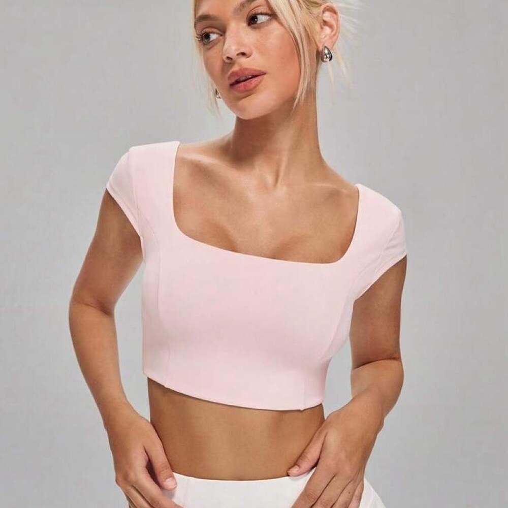 Butterbliss ballet pink square neck